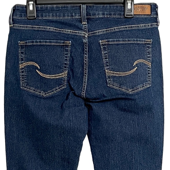 Signature by Levi Strauss & Co. Modern Skinny Dark Wash Jeans Size 12 L/C - Picture 4 of 13